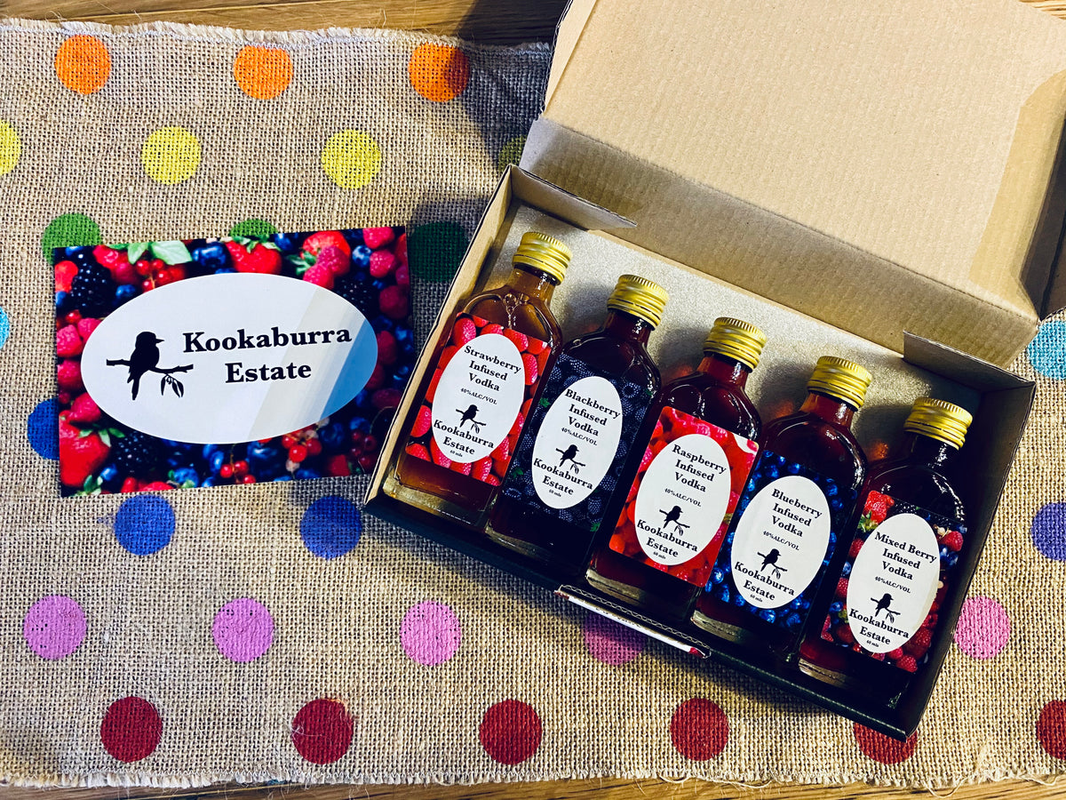 Kookaburra Estate Infused Vodka Gift Pack A Little Taste of Mudgee